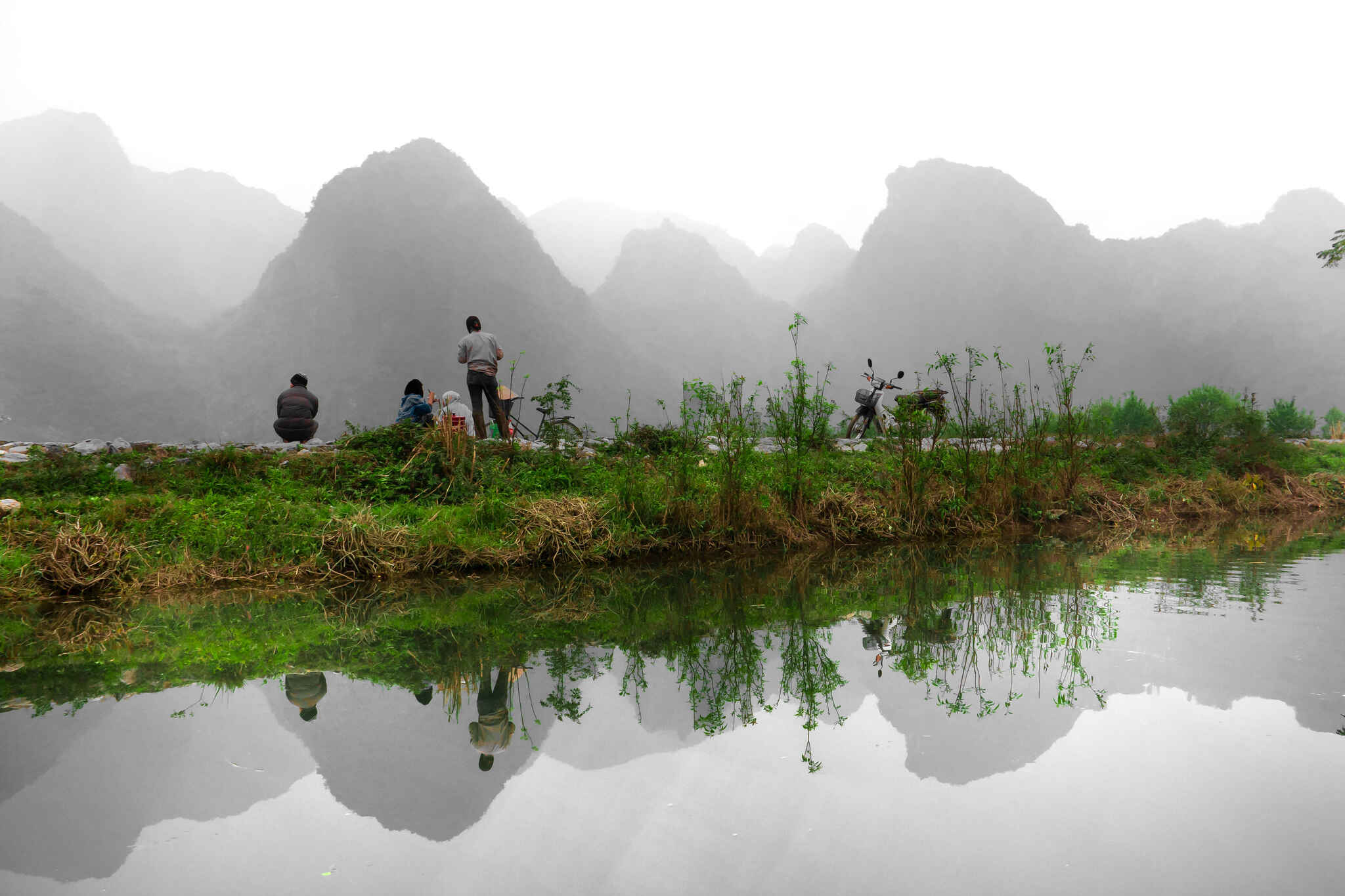 Fishing Around the Perfume Pagoda