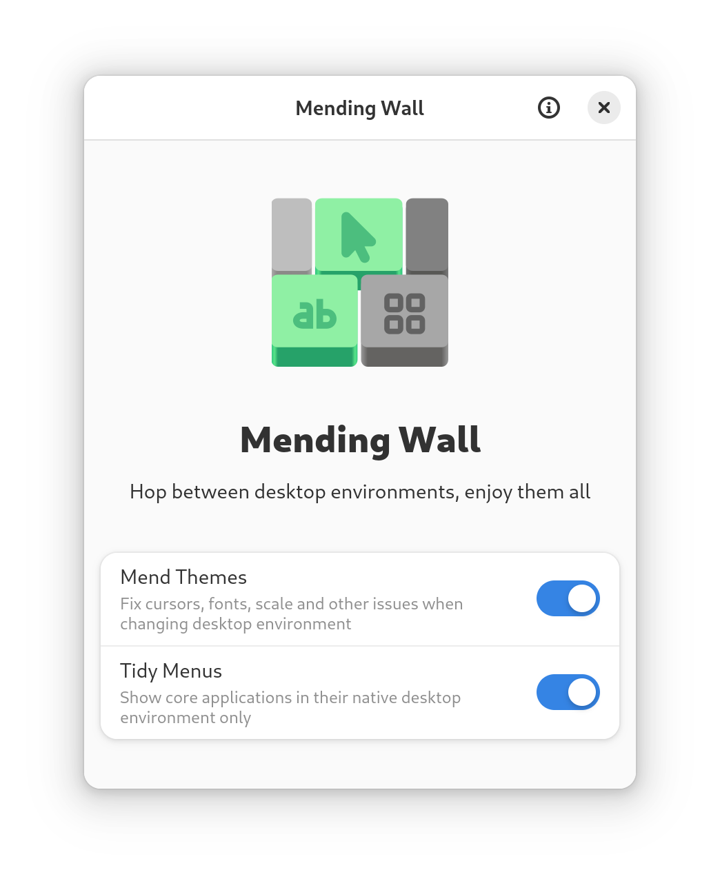 Screenshot of Mending Wall